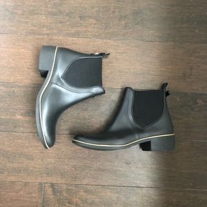 Kate Spade Short Tain Boots Black